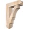Ekena Millwork Balboa Arts and Crafts Smooth Bracket w/ Offset Brace, Douglas Fir, 7 1/2"W x 26"D x 34"H BKT0806X26X34BOA03SDF - alternate 1